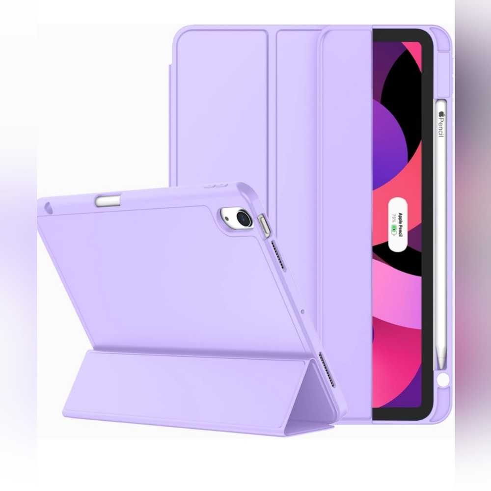 Purple Tablet Case Cover - Compatible Silicone Protective Case - Picture 2 of 9